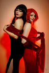 Sunstone cosplay - Lisa and Ally by Linamohl