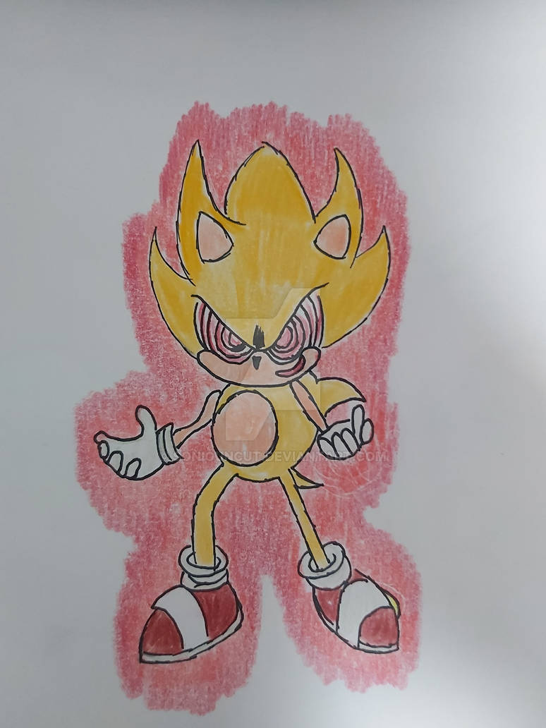 Fleetway Super Sonic (Archie Comic) by soniouncut on DeviantArt