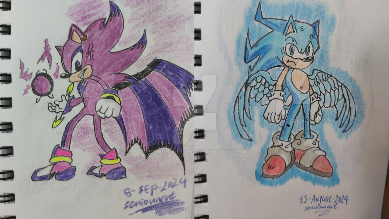 Sonic Ultra Shadic: Seraphim Sonic n Demon Shadow by soniouncut on ...
