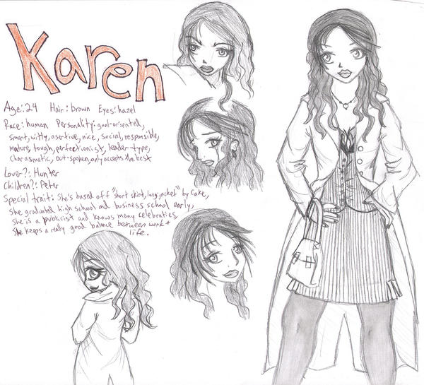 OC bio Karen by NicksServantFiore on DeviantArt