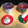 Hoilday Tin Candles