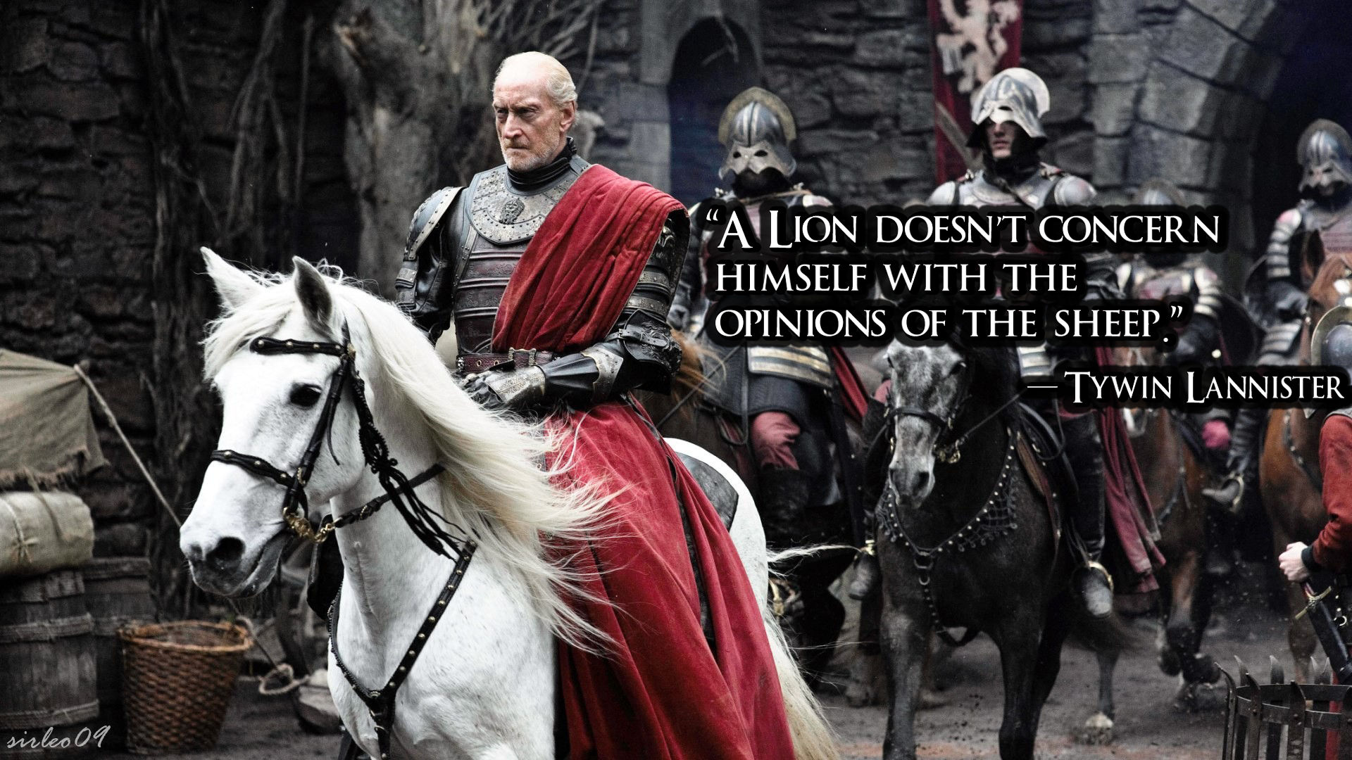 Game Of Thrones Tywin Lannister Quote Wallpaper By Sirleo09 On