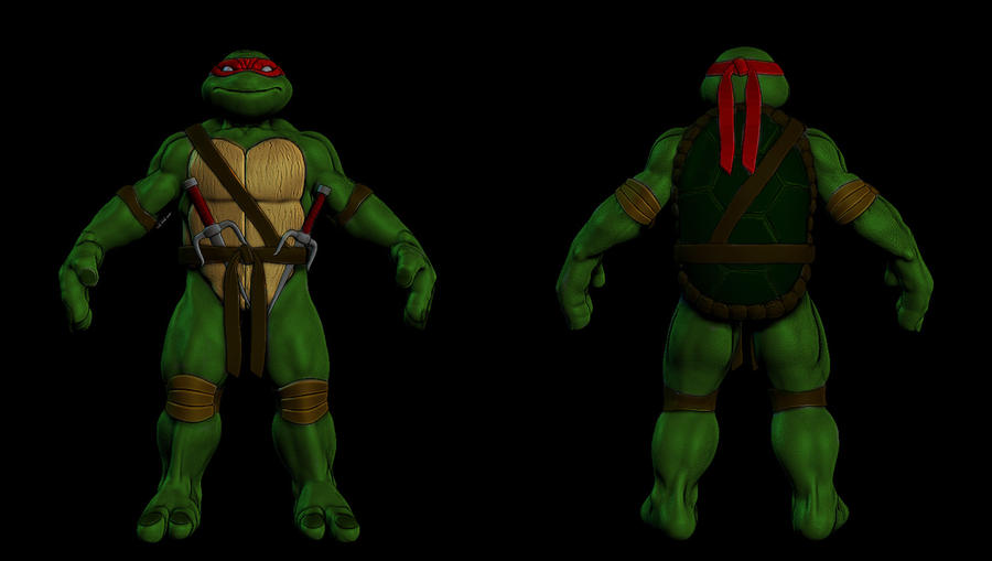 TMNT Raphael - Request Color by GastonBR on DeviantArt