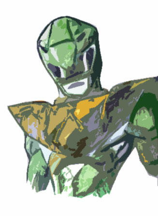 Green Ranger Color Sketch by IronLion82 on DeviantArt