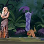 Kronk and Dove admiring the jungle