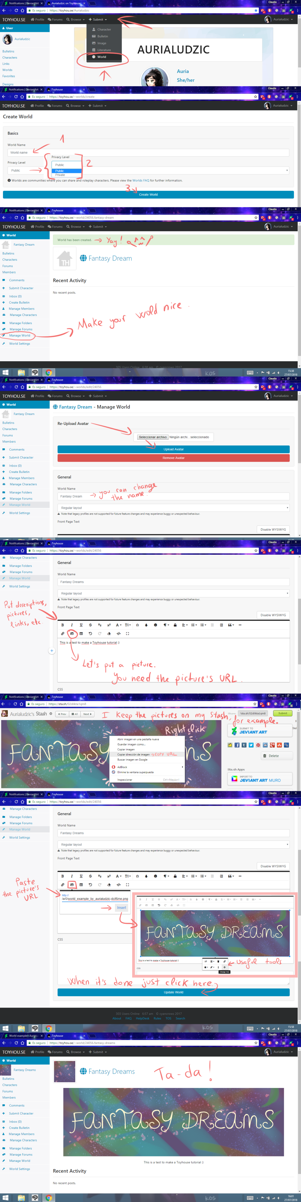 Toyhouse tutorial-WORLDS-how to create one by ZauriArt on DeviantArt