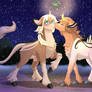 Eira and Cress under the Mistletoe