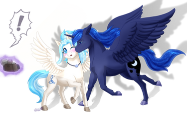 Lesa and Prince Artemis [Commission]