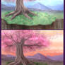 (FREE FOR MEMBERS) Sakura tree background