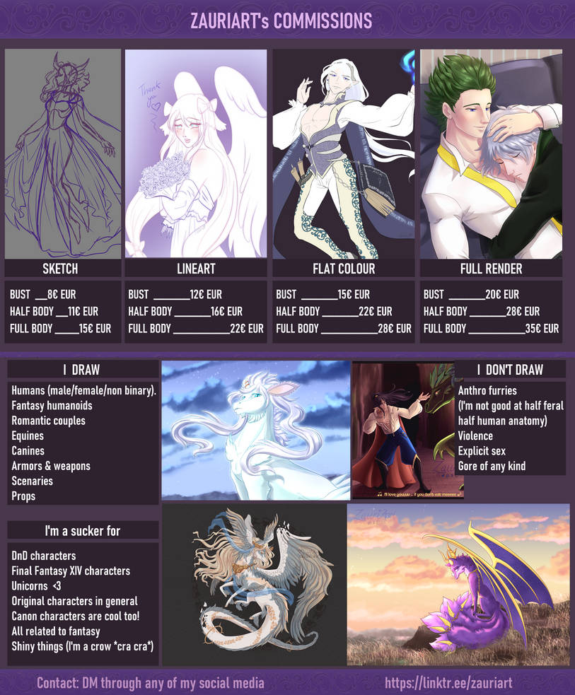 [OPEN] Commissions INFO CHART