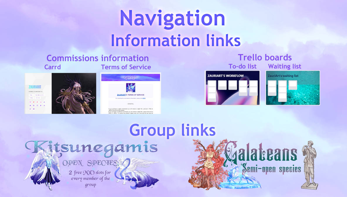 Navigation links