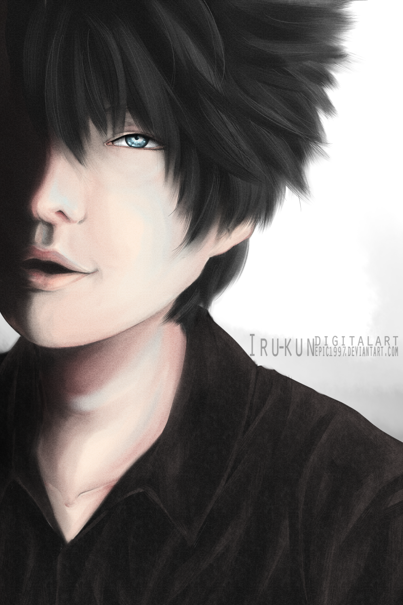 Iru-kun (Semi Realistic Drawing Style)