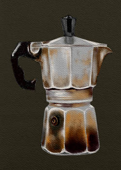 i painted a kettle i saw on pinterest hehe