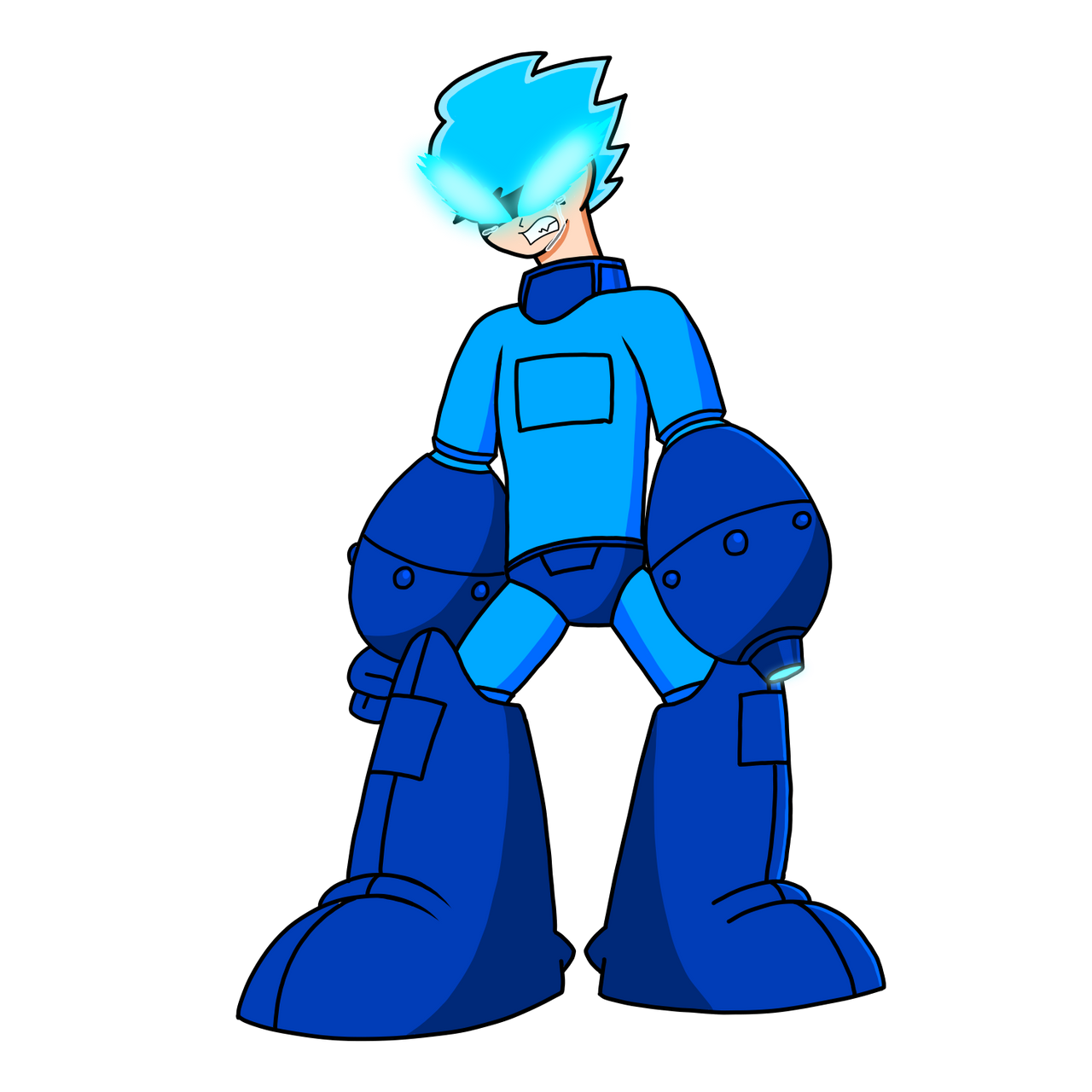 MegaMan Rage form by Pac-Stick on DeviantArt