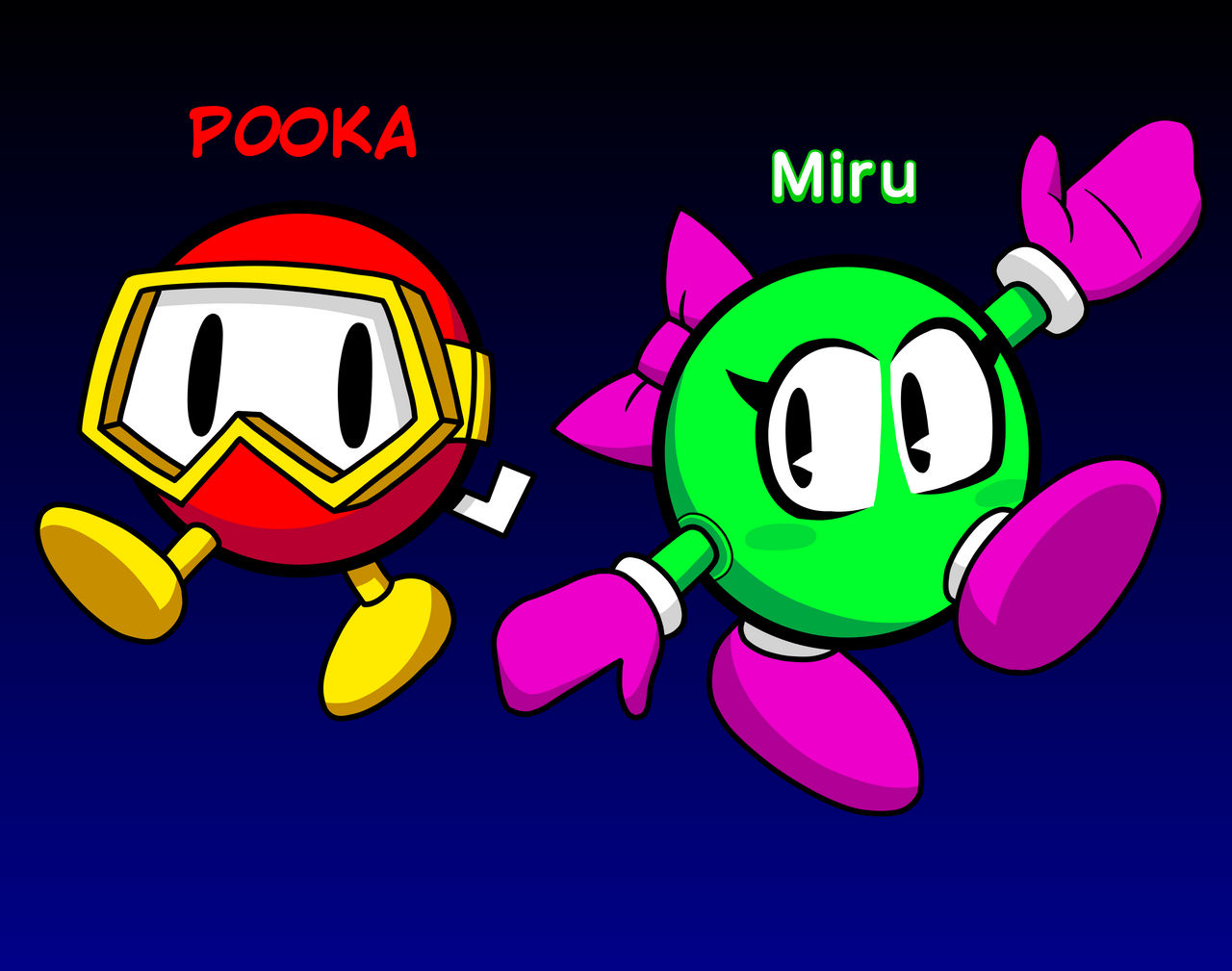 Pooka and Miru by Pac-Stick on DeviantArt