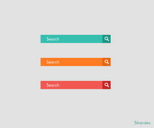 Flat-search-bar