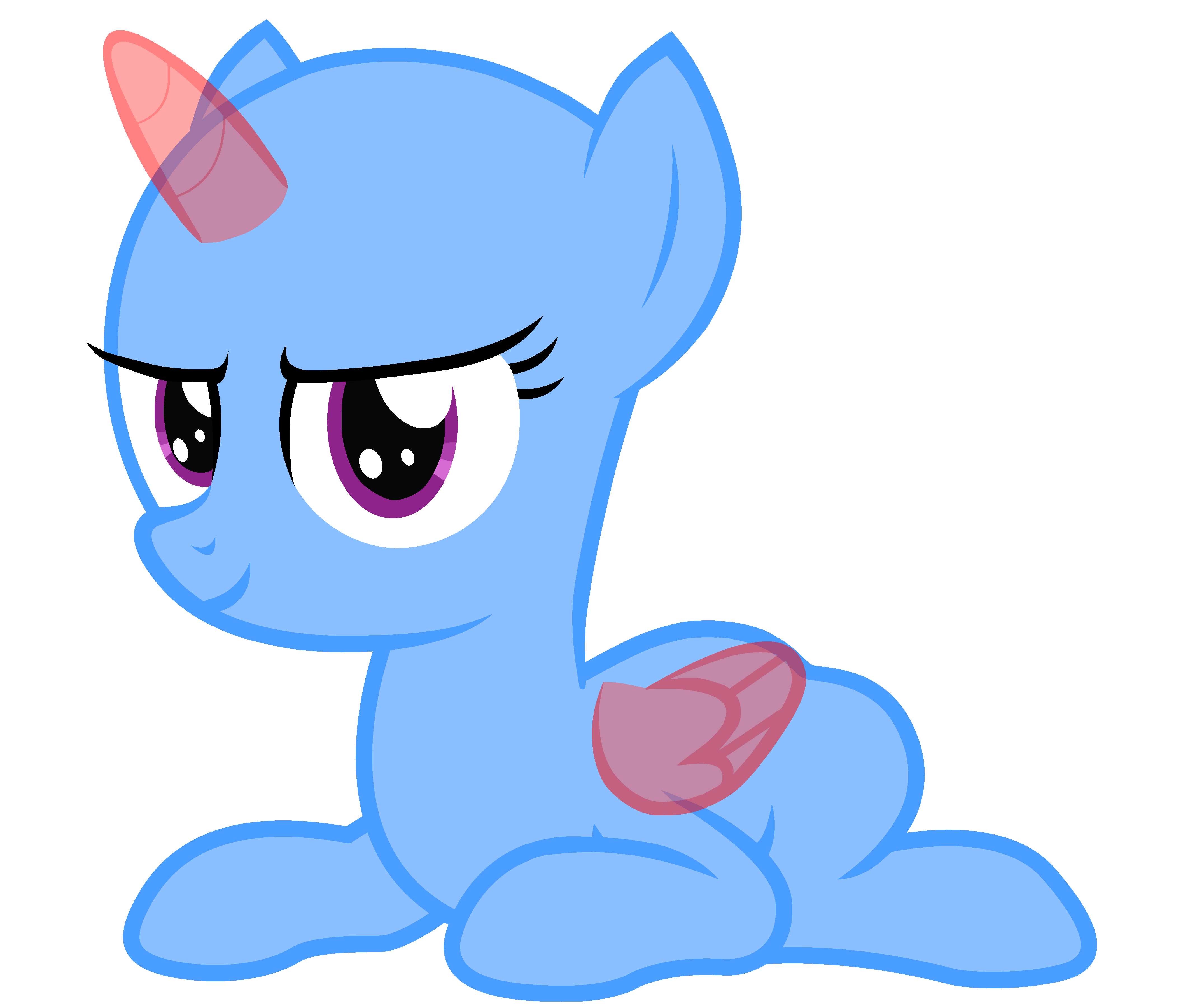 MLP - Filly pony base MS Paint friendly (desc) .