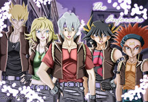 YGO 5ds - The Enforcers + OC - COLOURED