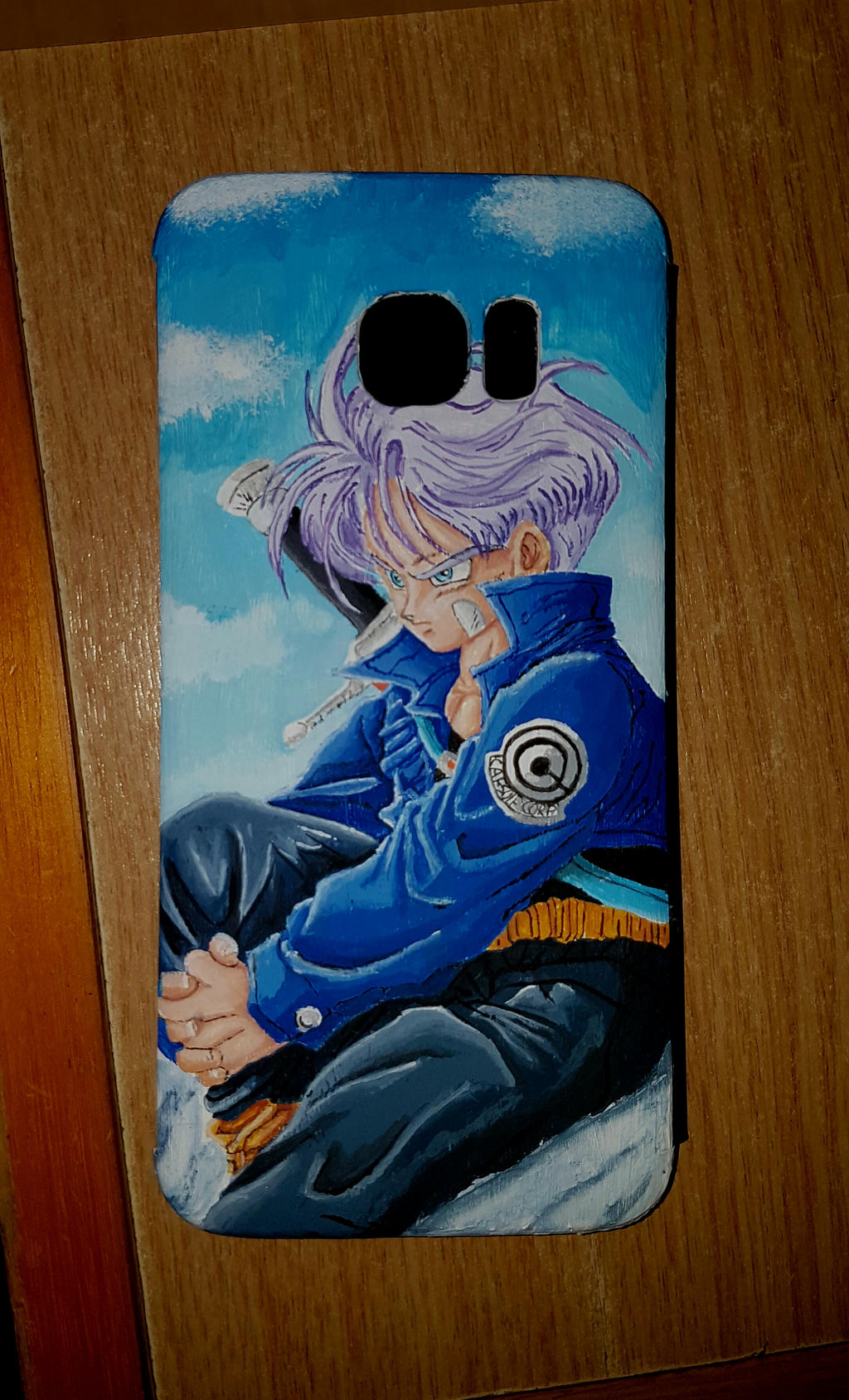 [DIY] S7 Edge Cover Painting - Futute Trunks