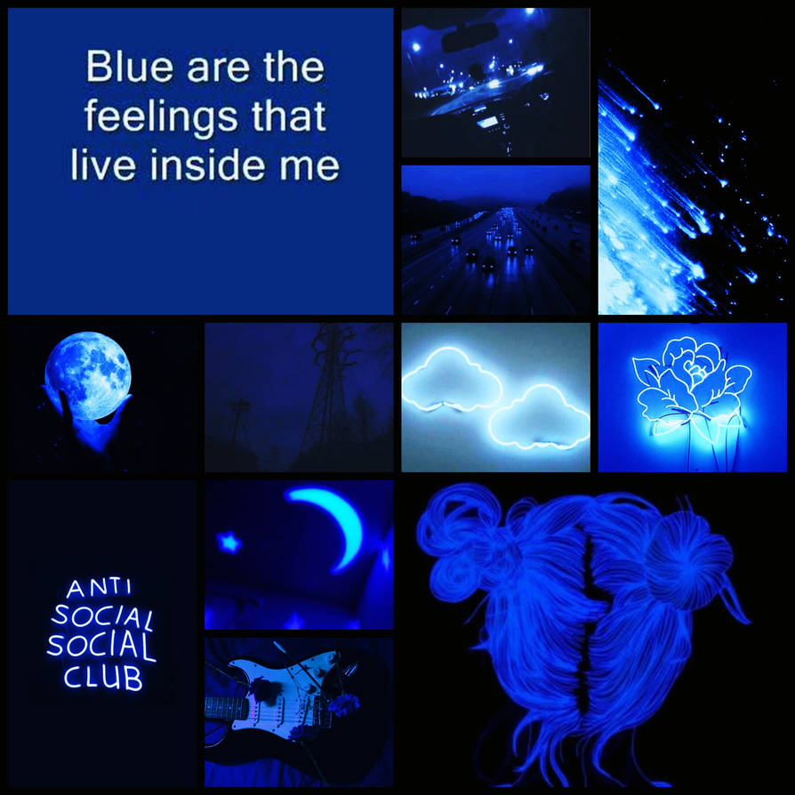 Blue moodboard. by carnivalwoods3 on DeviantArt