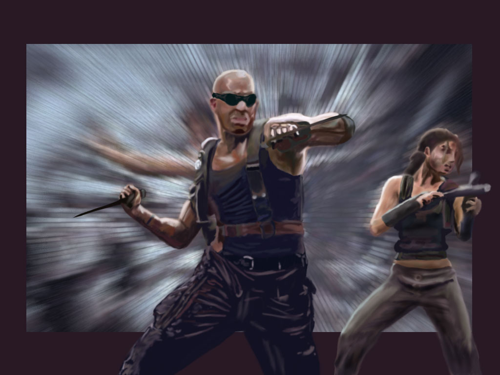 Riddick and Kira