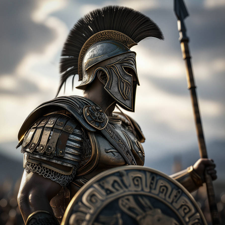 Spartan Warrior by Seraphim-AI on DeviantArt