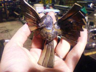 stainless steel bird