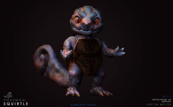 My Personal Vision Of The Pokemon Squirtle.