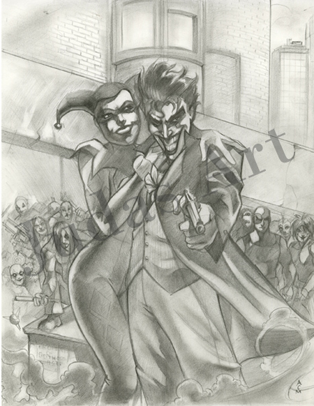 Joker And Harley Quinn By Judasart On Deviantart Joker And Harley Quinn By Judasart On Deviantart