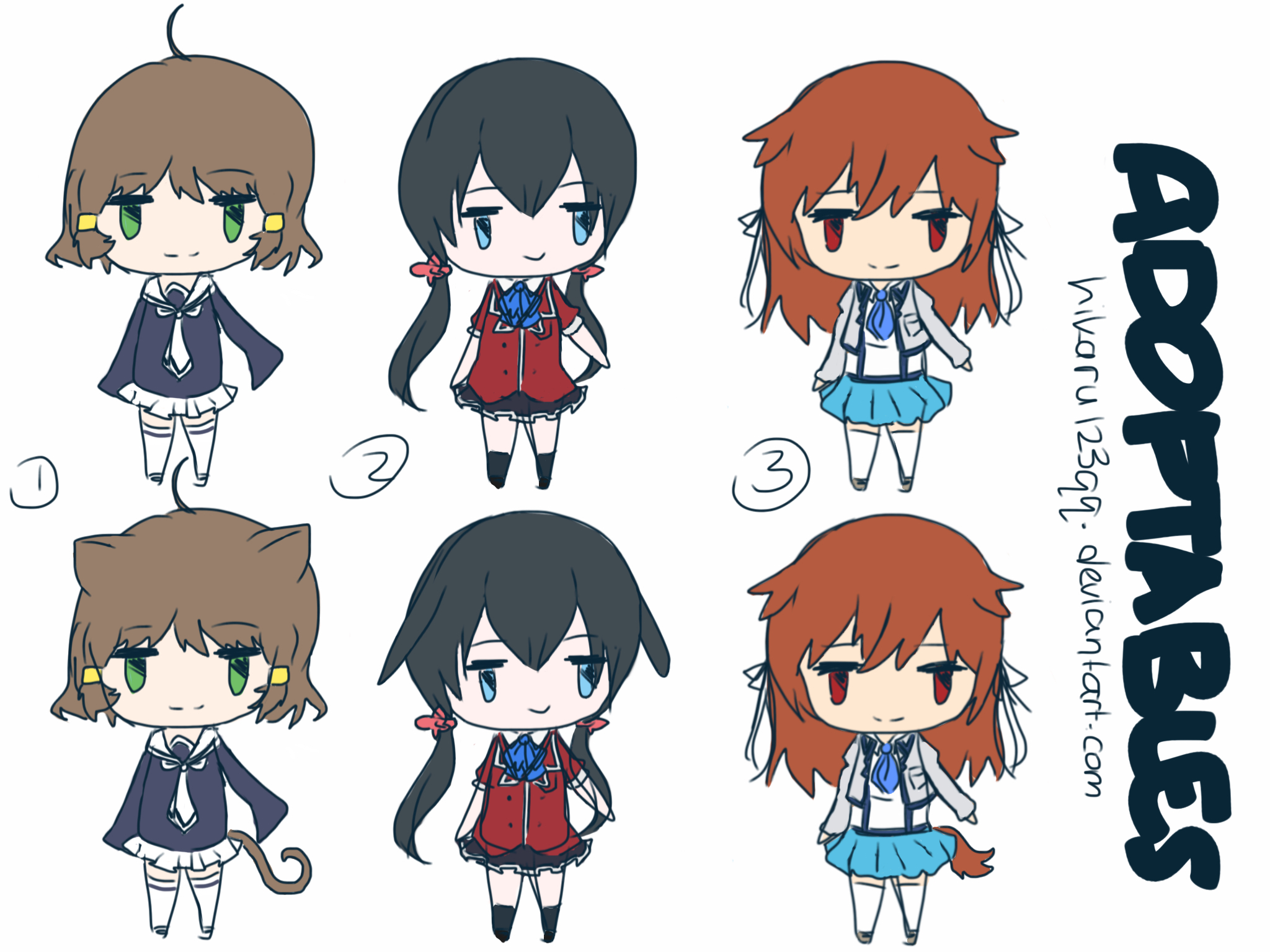 Chibi adoptables [closed]