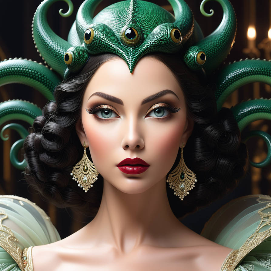 Lovecraftian ballet detailed face features sharp e By lovecraftian-ballet-detailed-face-features-sharp-e-by