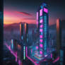 Cyberpunk-geisha-district-skyscraperprompt-a-tower