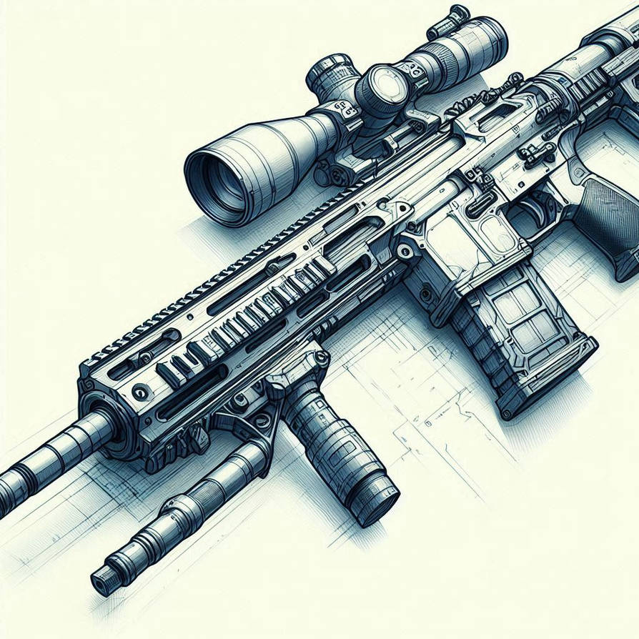 Gun Rifle Design Gun Design by Ertugrul1967WestWood on DeviantArt