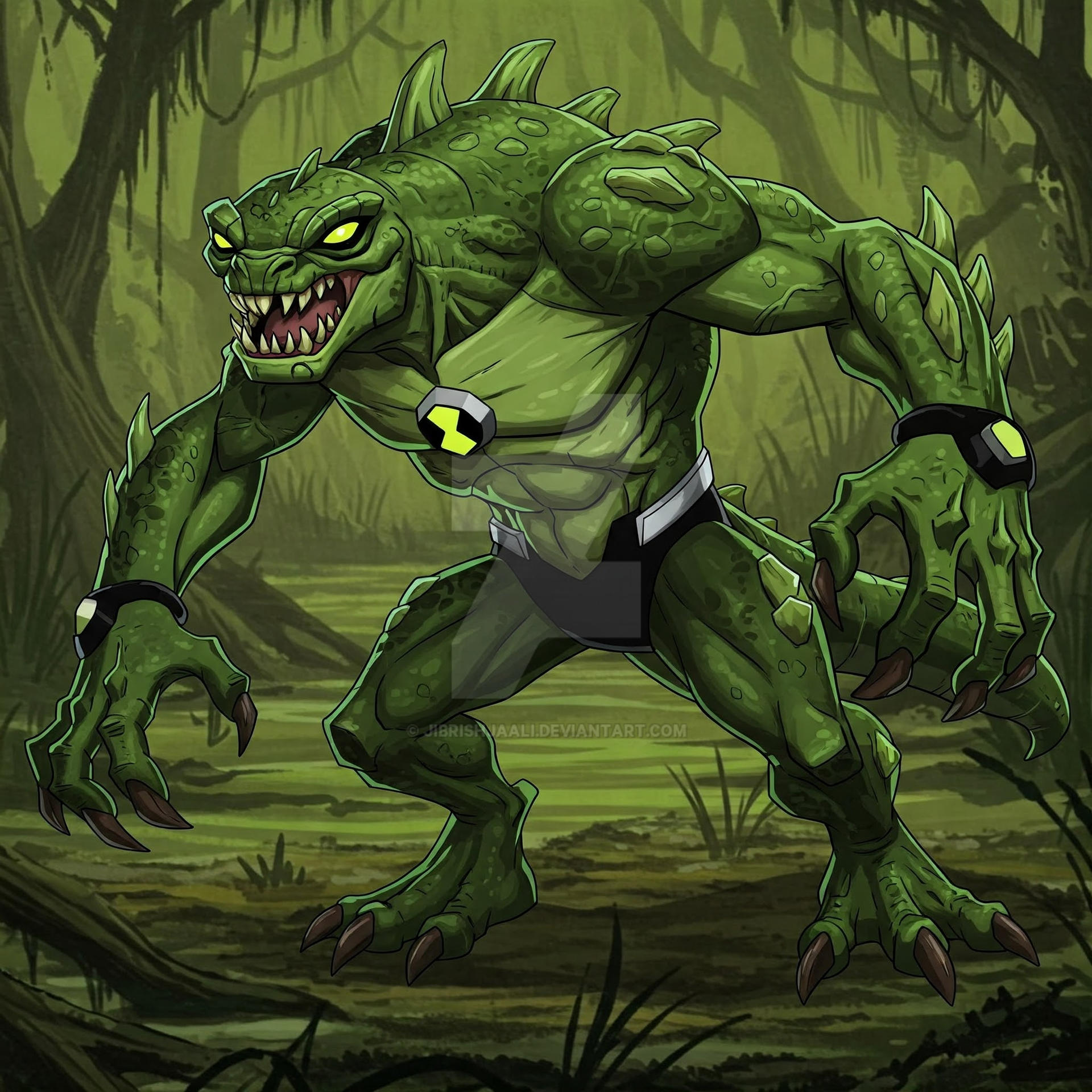 Ben Lizard Rizzard- Lizard as a Ben 10 Alien by jibrishjaali on DeviantArt