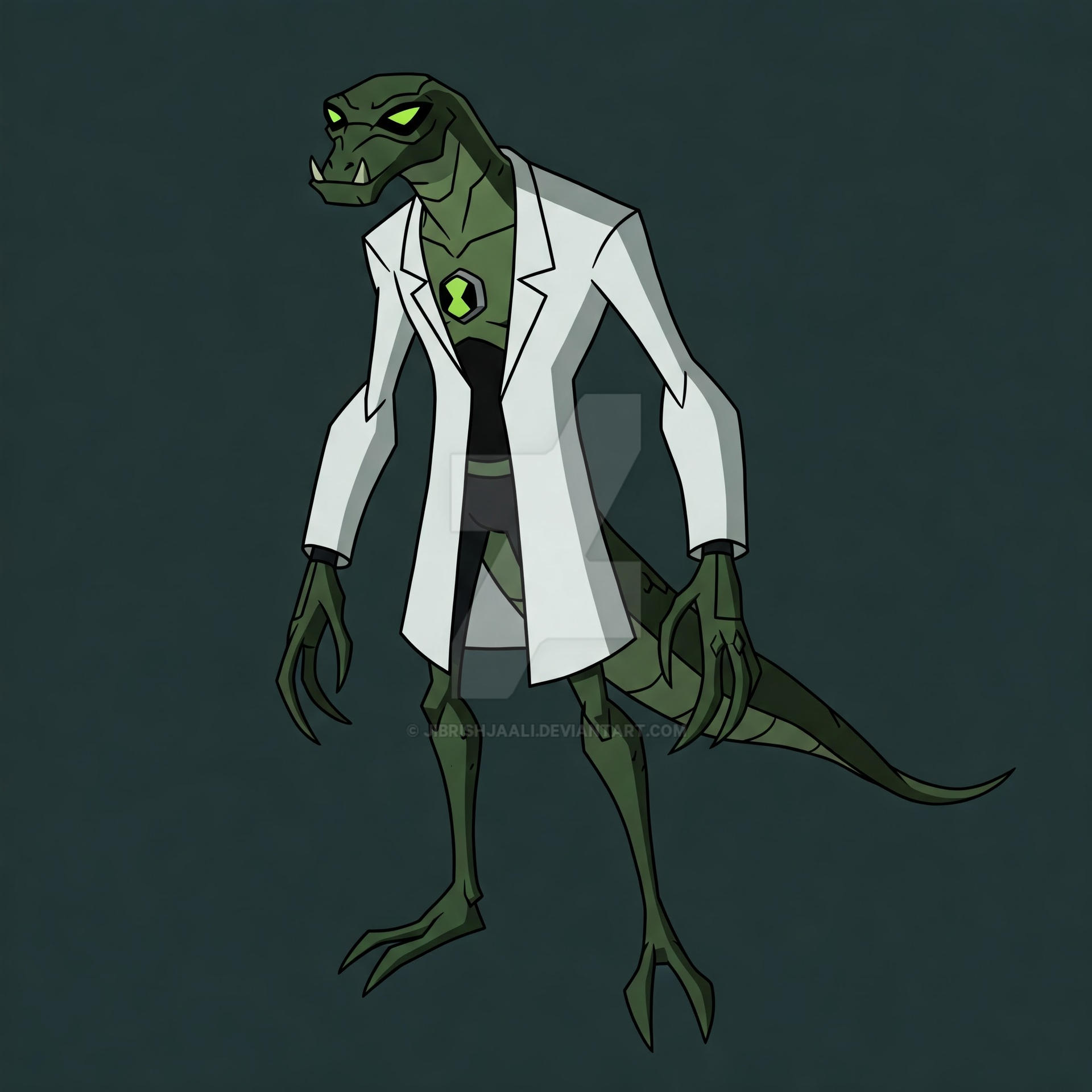 Ben Lizard Rizzard - Lizard as a Ben 10 alien (slim version) by jibrishjaali on ...