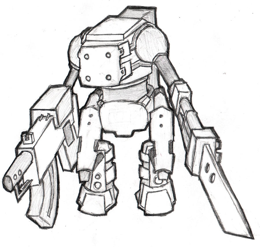 Human Pilotable Mech by Scottusism on DeviantArt