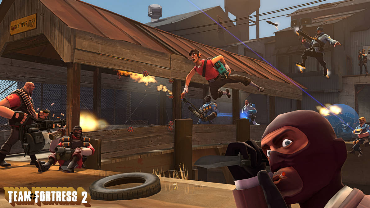 (Sfm Tf2) Another Normal day in Teufort by Cloudcake54 on DeviantArt