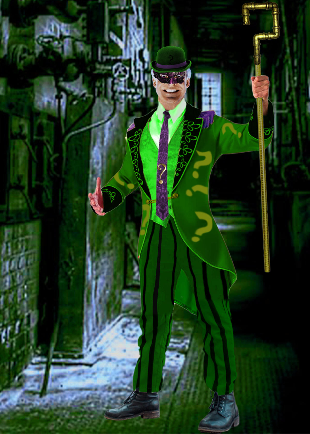 Steve Martin as the Riddler by thegonzfam on DeviantArt