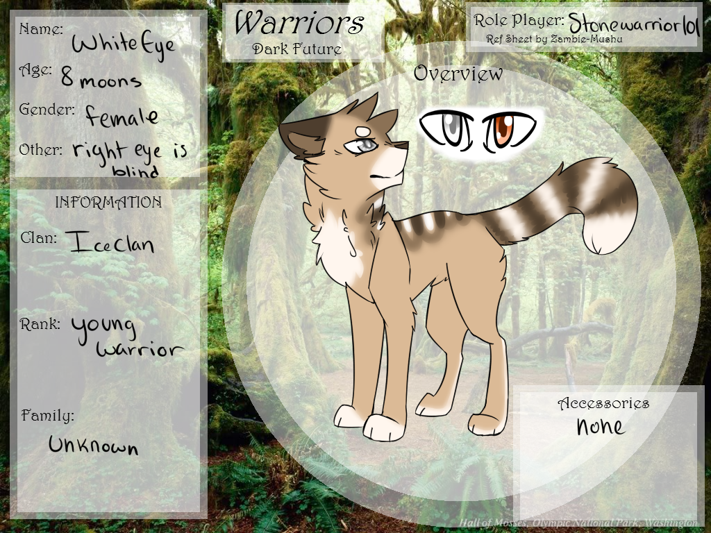 WhiteEye Reference Sheet