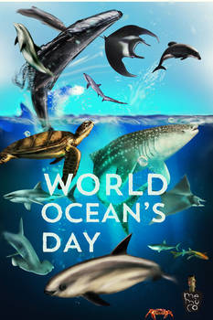 WORLD OCEANS DAY POSTAR