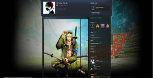 Steam Artwork Showcase Profile Roronoa Zoro By Manyousogood On Deviantart