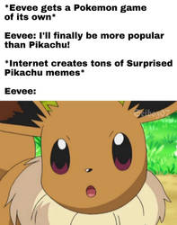 Surprised Eevee