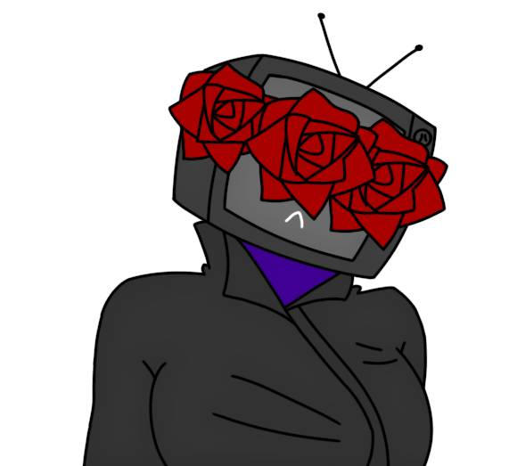 Lithe Demon Tv woman red flowers by saliliTheDemon on DeviantArt
