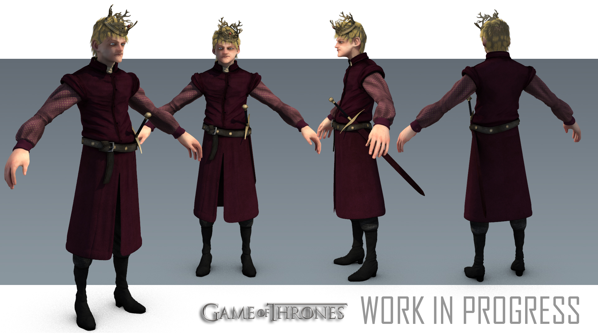 Joffrey Baratheon Work in Progress