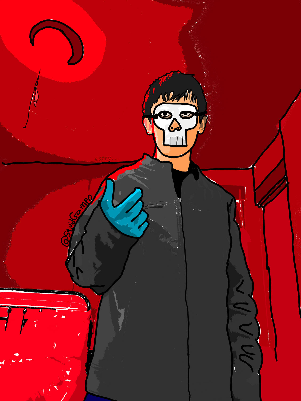Reactive Ms Pfp PFP for Mstryskull on youtube by SquidGampo on DeviantArt