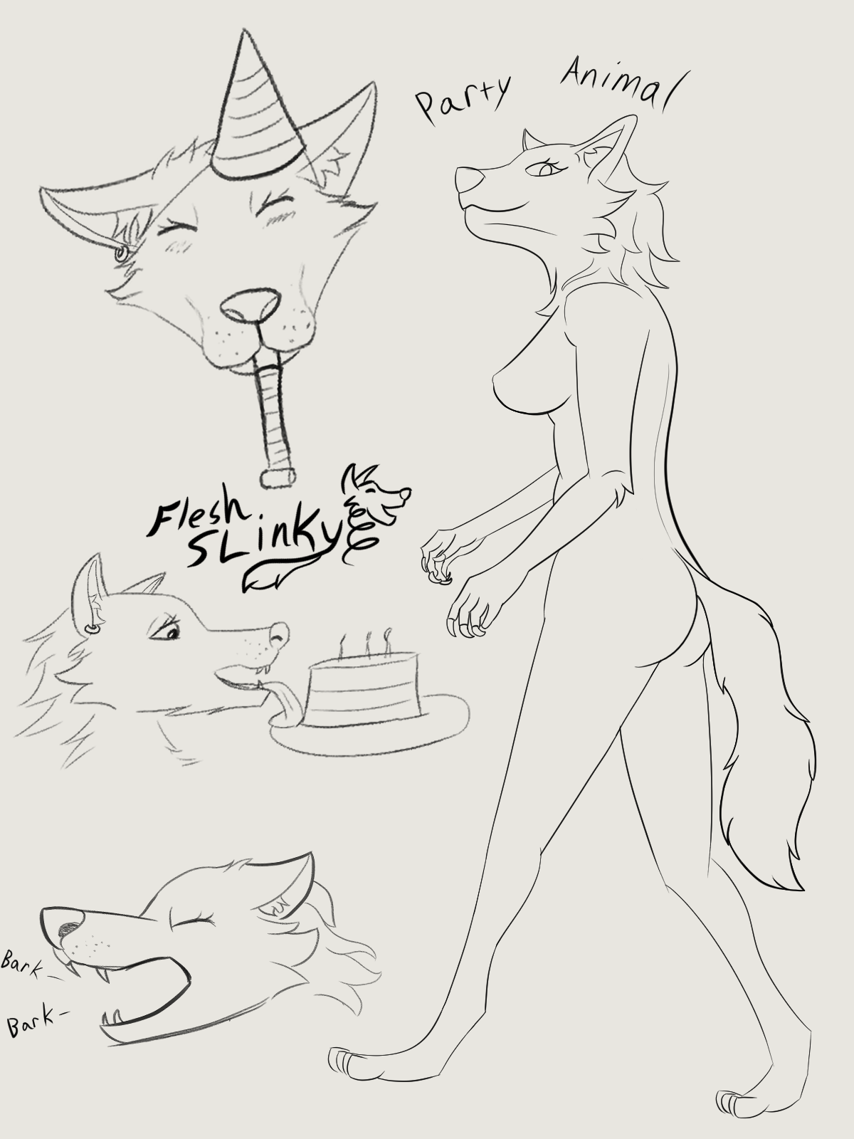 Party Animal - Sketch