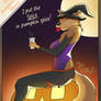 Pumpkin Spice Wolf