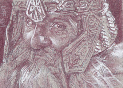 Gimli Sketch Card