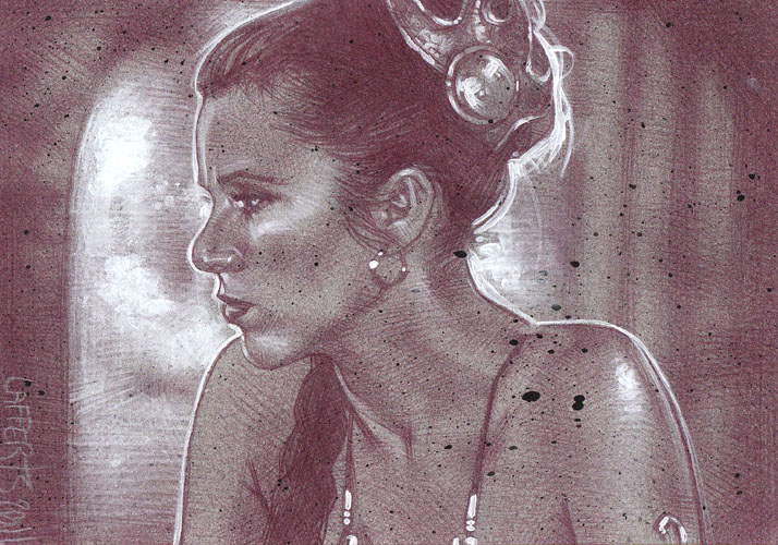 Princess Leia Drawing