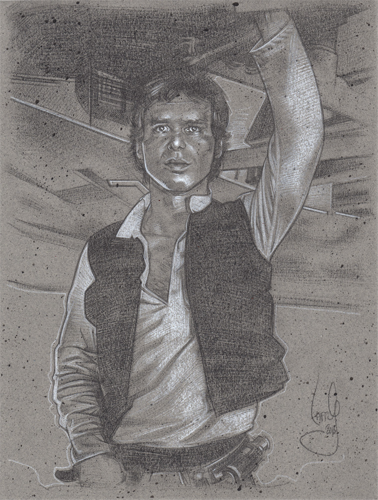 Han Solo Drawing